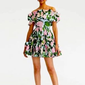 This is a Designer Inspired Dress ( Oscar De La Renta) Súper Cute and Feminine